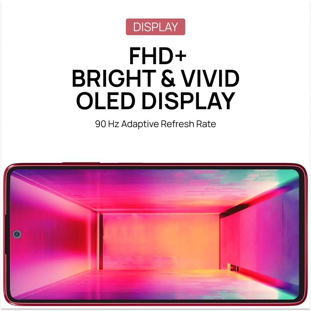 Smartphone HMD CREST 5G TA-1642 DS | Segment First 50 MP Selfie Camera, 50 MP Dual Rear AI Camera, FHD + OLED Display, 6GB RAM & 128GB Storage, Android 14, 33W Fast Charger in Box, Royal Pink