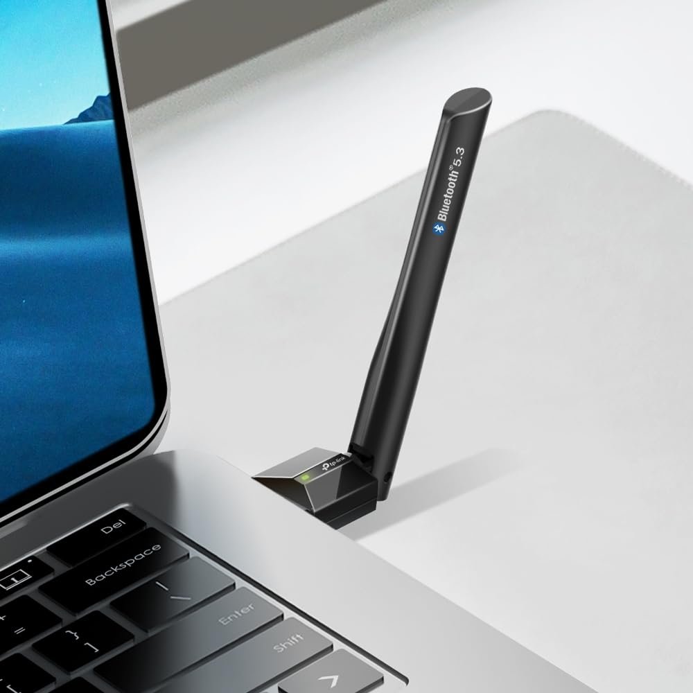 Adapter TP-Link UB500 Plus | Long Range Bluetooth USB Adapter, Reliable Bluetooth 5.3, Wireless Connectivity, Adjustable, Multi-Directional Antenna