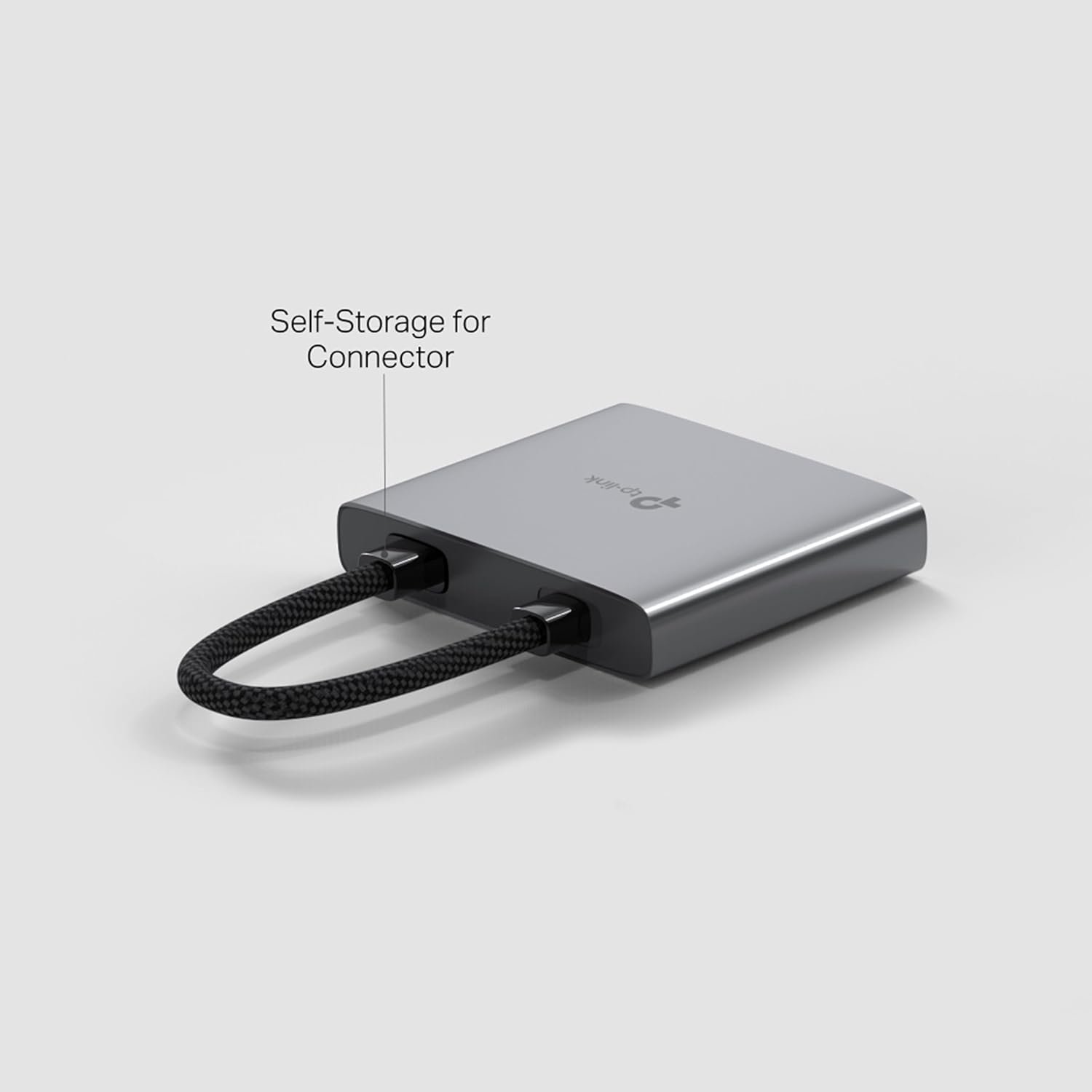Cable Hub TP-Link UH3020C | USB Type-C 3 in 1 Hub, USB 3.0, 5Gbps Data Transfer, USB A, HDMI 4K@60Hz, 100W PD 3.0 Fast Charging, Expand Connections, Self-Storage, Braided Cable, Plug & Play, Easy To Use, Black