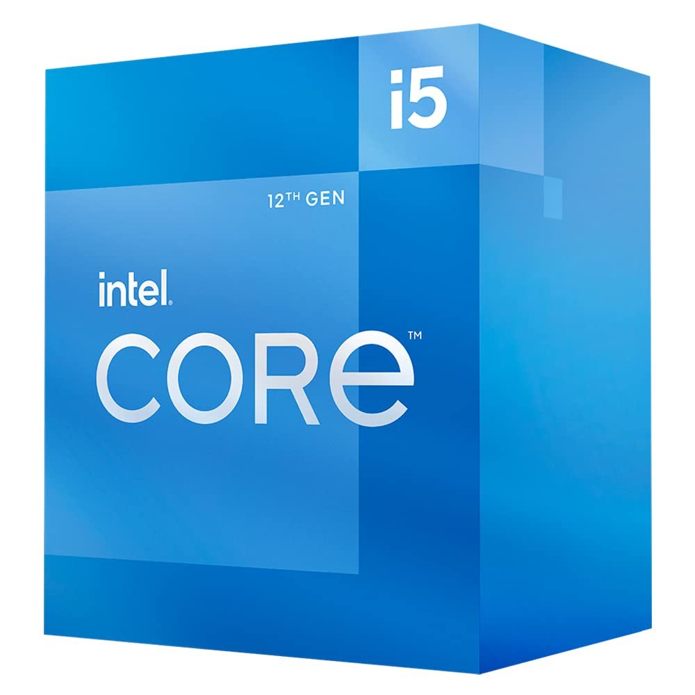 Cpu Intel® Core i5-12400 Desktop Processor | 12th Gen, 65W, 6 Cores upto 4.4 GHz, 18MB Cache, 12 Threads, Supports DDR5 and DDR4 RAM, LGA1700 Socket, Compatible Motherboard Intel 6xx Series Chipset