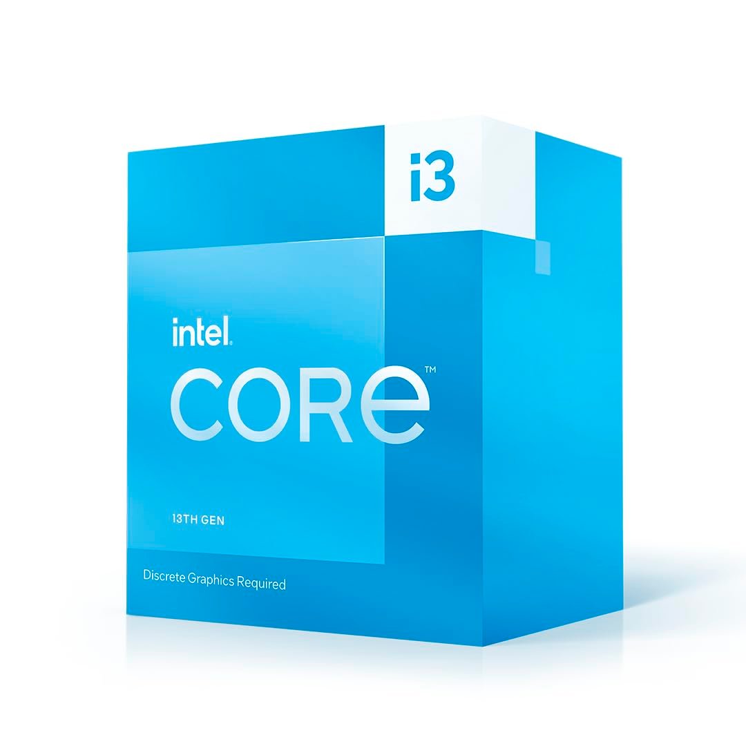 Cpu Intel Core I3-13100F | 13th Gen, 12M Cache, up to 4.50 GHz, LGA1700 Socket, Compatible Motherboard Intel 6xx or 7xx Series Chipset Boards, Discrete Graphics Required