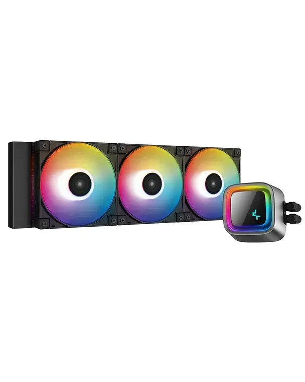 Fan Cooling Fan Deepcool LS720 R-LS720-BKAMNT-G-1 | 360mm ARGB Liquid Cooler AIO | Support Intel LGA 2066 / 2011-v3 / 2011 / 1700 / 1200 / 1151 / 1150 / 1155 & AMD sTRX4 / sTR4 / AM5 / AM4, For Gaming PC, Black