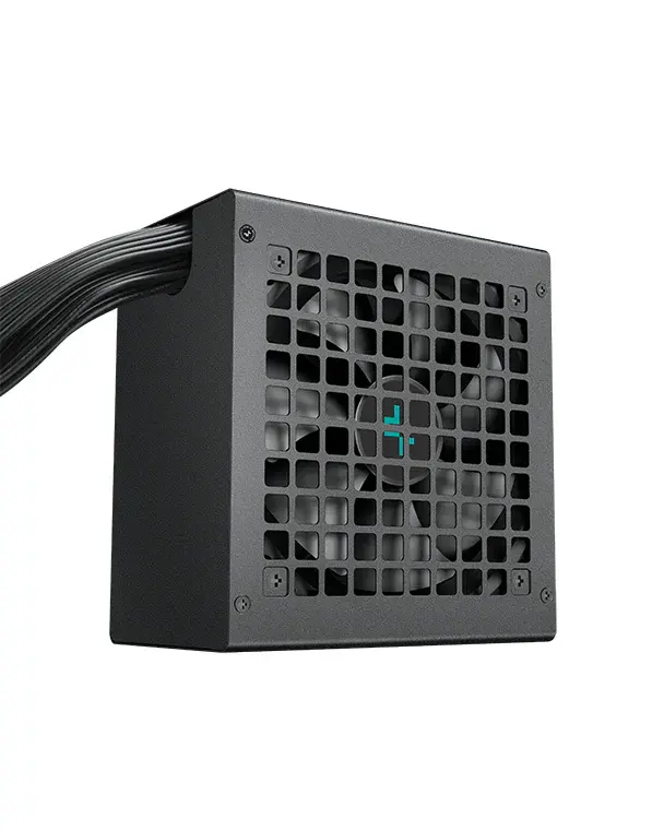 Smps Power Supply Deepcool PL550D R-PL550D-FC0B-IN-V2 | 80 PLUS Bronze Non-Modular Power Supply, 550W Power, ATX12V V3.1, Hydro Bearing 120mm Fan, Chinese Electrolytic Capacitors, Active PFC + DC to DC, Black
