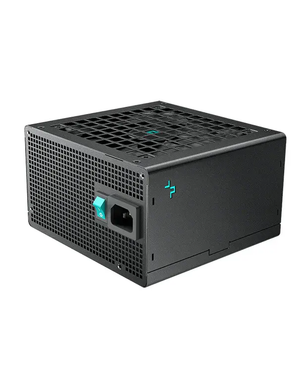 Smps Power Supply Deepcool PL550D R-PL550D-FC0B-IN-V2 | 80 PLUS Bronze Non-Modular Power Supply, 550W Power, ATX12V V3.1, Hydro Bearing 120mm Fan, Chinese Electrolytic Capacitors, Active PFC + DC to DC, Black