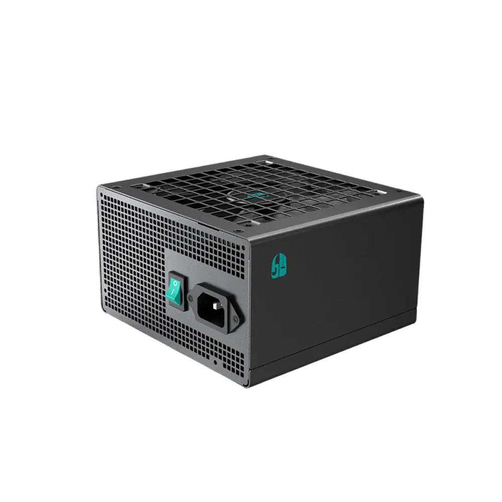 Smps Power Supply Deepcool Gamer Storm PN650D R-PN650D-FC0B-JGIN-V2 | 650 Watt, 120mm Fan, 80 Plus Gold Certified, ATX 3.1 Non Modular Power Supply, For Gaming PC, Black