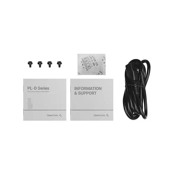 Smps Power Supply Deepcool PL750D R-PL750D-FC0B-IN-V2 | 750W, 120mm Fan, 80 Plus Bronze Certified, ATX 3.0 Power Supply, For Gaming PC, Black