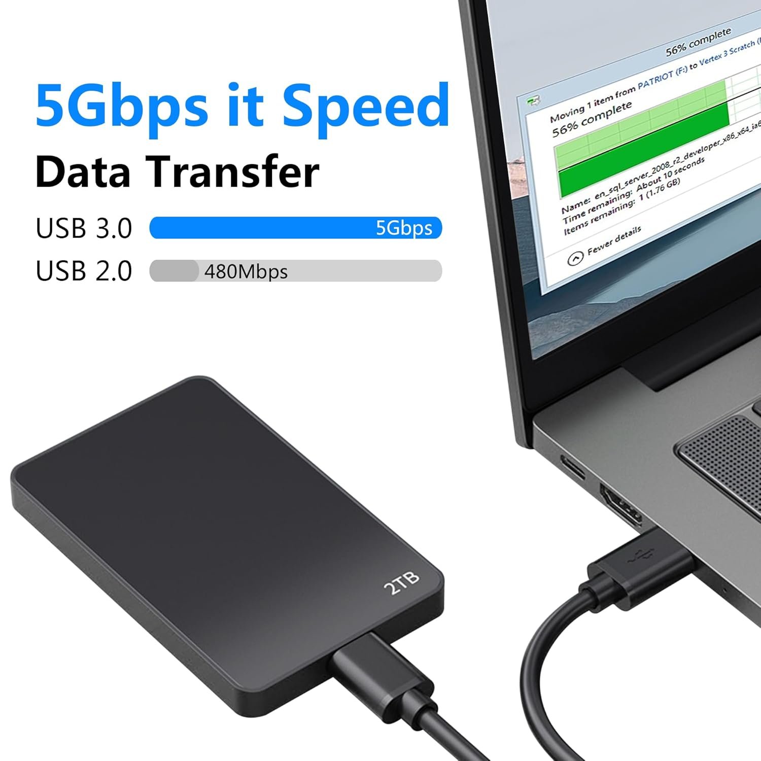 Cable Dier Berlin USB 2.0 Male To Male 3M | Gold Plated Connectors, Fully Compatible With All USB B Port Scanner or Printer, 1 Year Warranty, Black