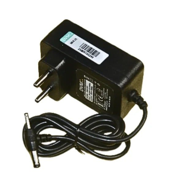 Power Adapter DVM 12V 1AMP DC + SONY PIN | Over Current, Over Voltage & Short Circuit Protection, SMPS Adapter, Black