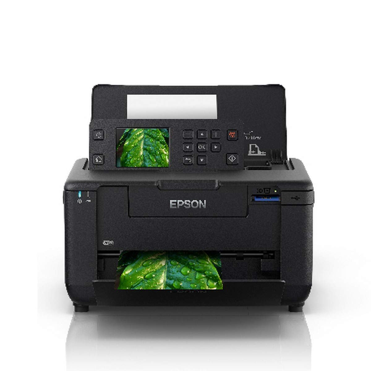 Printer Epson PictureMate PM520 WiFi  Photo Colour Printer, Print Resolution Upto 5760dpi, Rechargeble Battery Option, Lightweight & Portable, Black