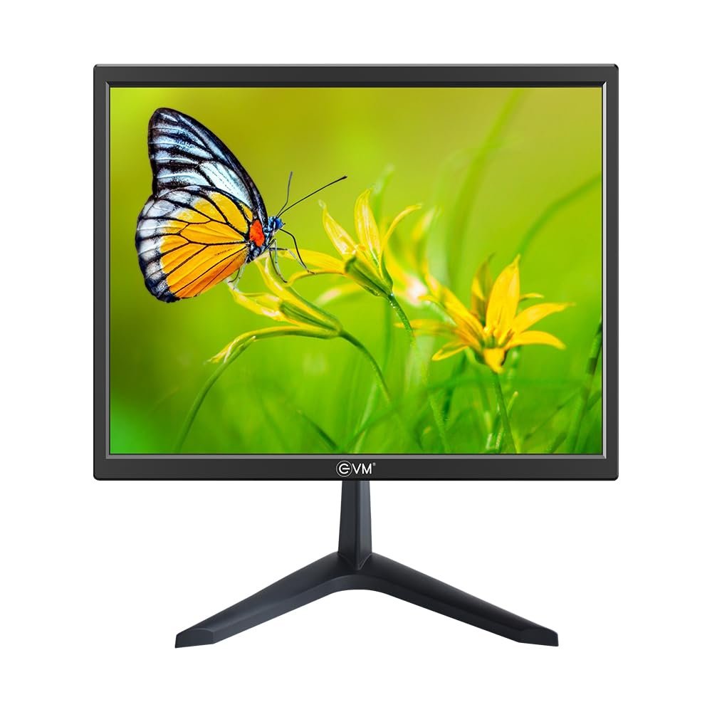 Monitor EVM 175 GRAND SQ LED | 17.1 Inch 1280×1024 60HZ, True Pixel, 5ms Fast Response Time, 16.7M Display Colors, VGA+HDMI, Viewing Angle H:176º,V:160º, Max Brightness 160-200cd/m2, Panel Size 336 (H) × 265 (V)MM, 100x100mm VESA Wall Mountable, Black
