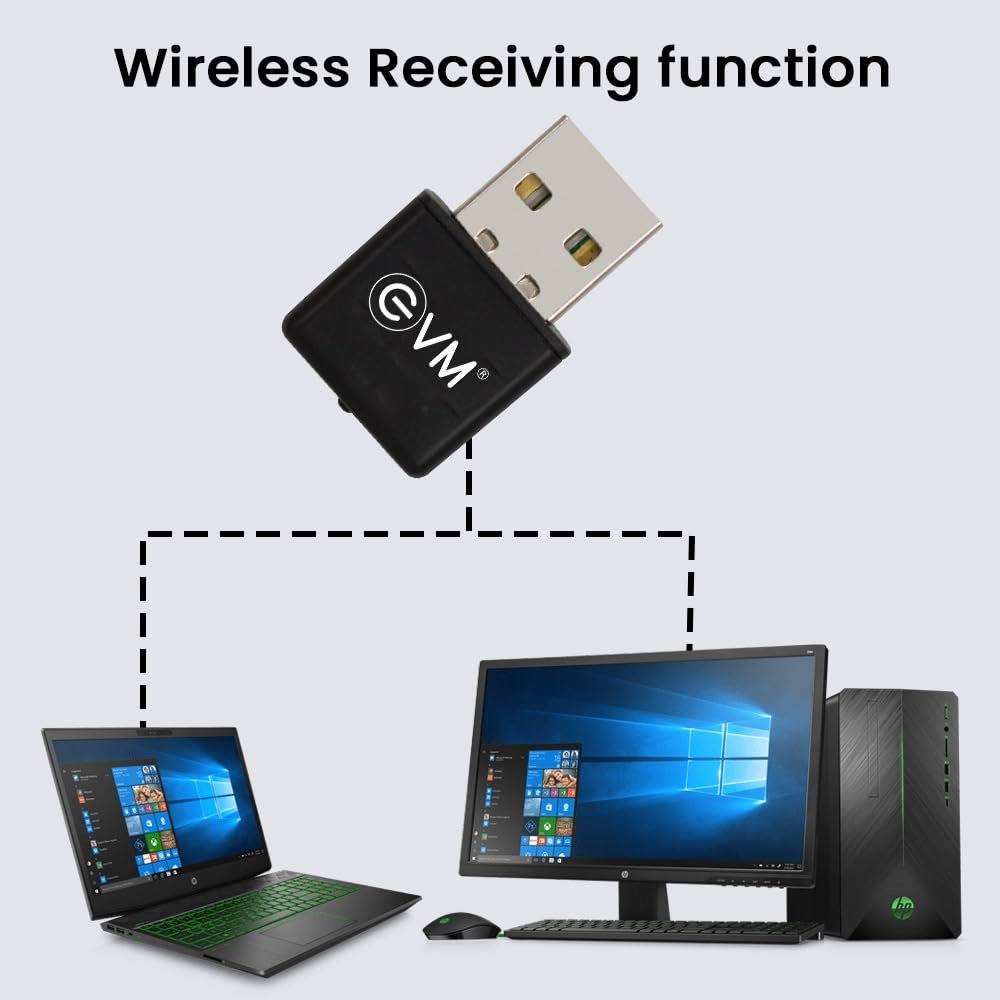 Adaptor USB Wifi Dongle EVM ENWIFI WA02 EVM-USBD-02 | Up to 300Mbps, 2.4-2.4835GHz, Operating Temperature 0Β°C ~ 40Β°C, 802.11b/g/n Devices Compatible, Black