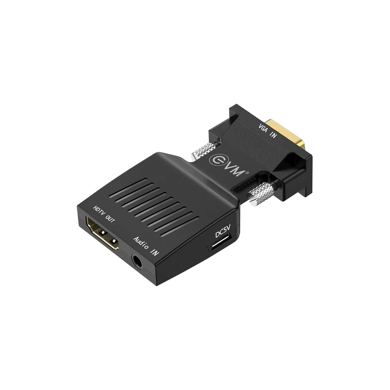 Converter EVM VGA To HDMI EVM-VGAHD | 1080P VGA Male to HDMI Female Adapter With 3.5mm Audio Jack