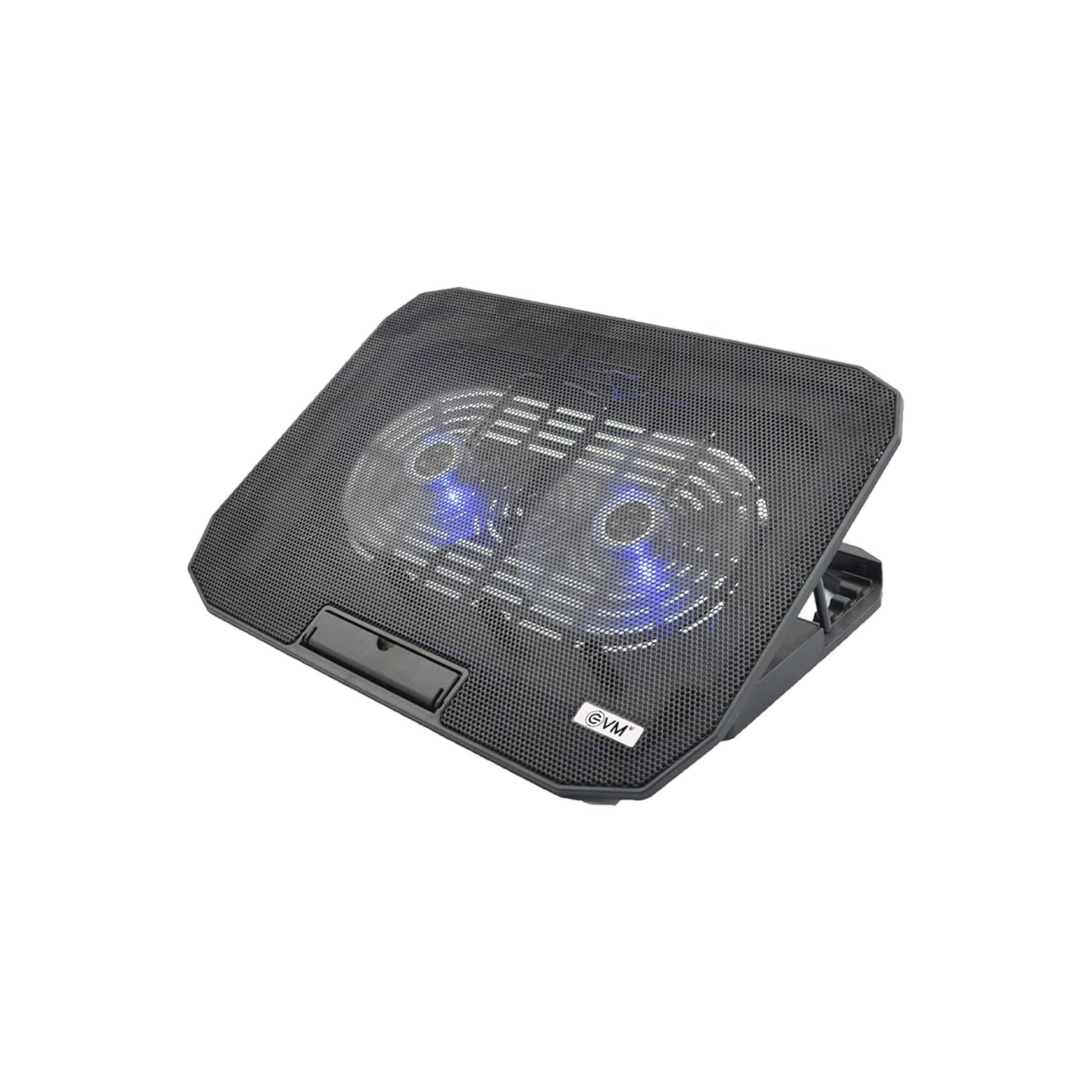 Cooling Pad EVM Enlap Cool 2.0 EVM-LCR03 | Cooling Pad for Laptop with 2 Fans, 17β28 dBA Noise, 47 CFM Airflow, 1200 RPM Fan Speed, Black