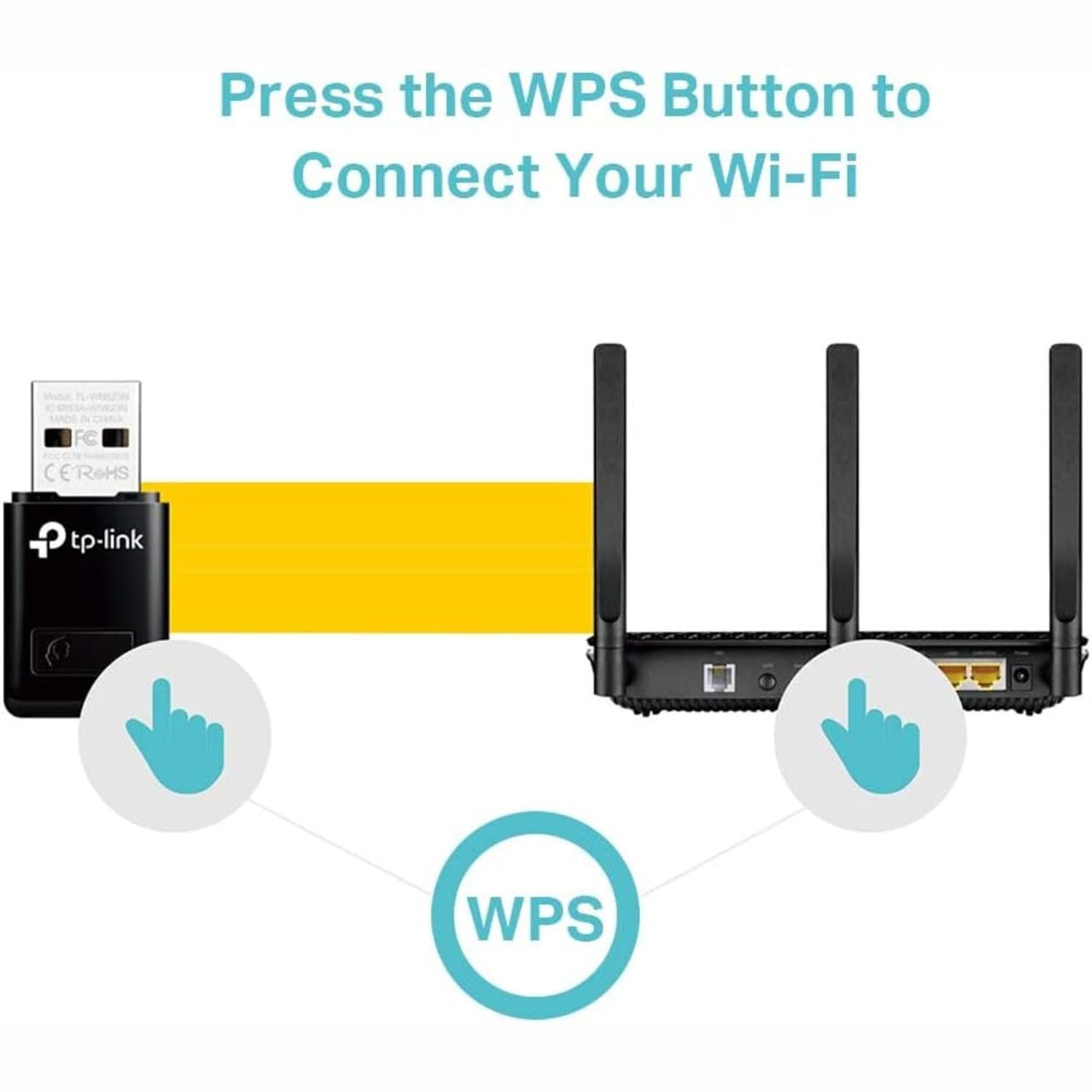 Adapter TP-Link WiFi Dongle TL-WN823N | 300 Mbps Mini Wireless Network USB Wi-Fi Adapter for PC Desktop Laptop, Supports Windows XP/7/8/8.1, Mac OS and Linux, WPS, Soft AP Mode, USB 2.0 | Black