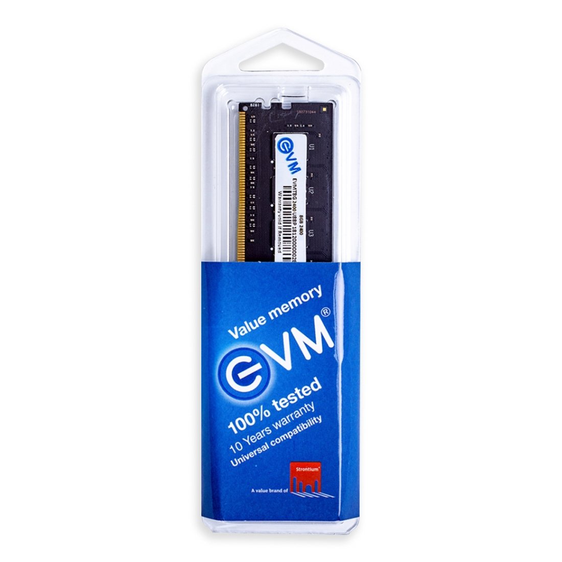 Ram EVM 8GB DDR4 2400MHZ Desktop EVMT8G2400U88P | Long-DIMM-Updates Your Desktop's Performance