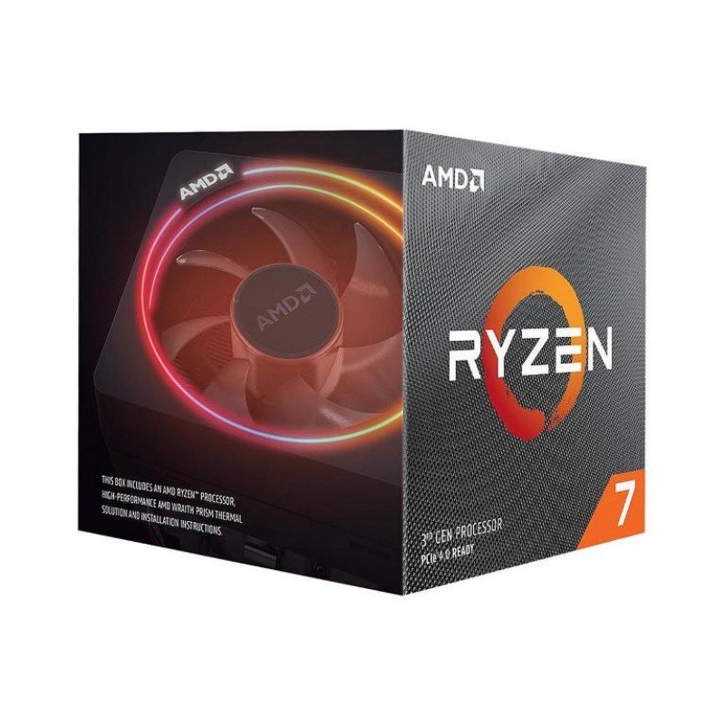 Cpu Amd Ryzen™ 7 3800X with Wraith Prism & RGB LED Cooler, 3.9 Ghz Upto 4.5 GHz AM4 Socket 8 Cores 16 Threads 4 MB L2 32 MB L3 Desktop Processor | Discrete Graphics Required