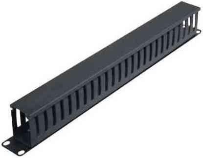 Cable Manager PVC Multybyte 1U MB-RA01 | 45cms, Thickness: 2mm, Black