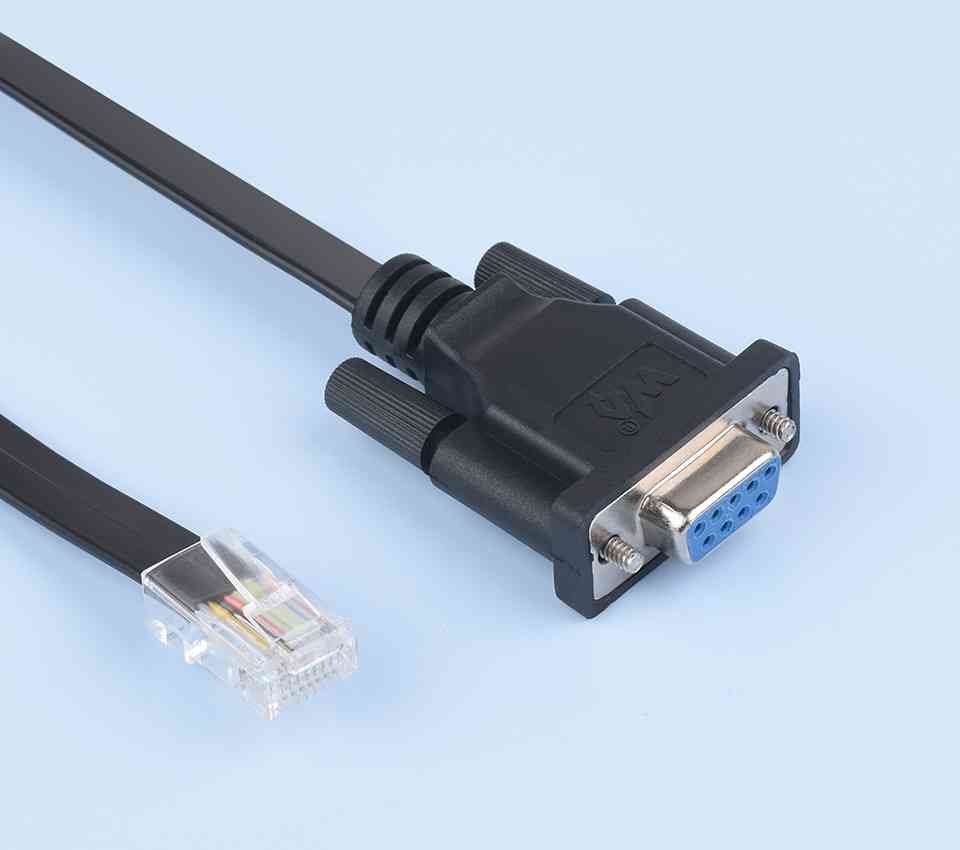 Cable Multybyte Console RS232 To RJ45 9pin GP-10161 | Communication Cable, Suitable For Router, Switch & Other Devices With Console (RJ45) Port From Brands Such As Cisco, Etc.