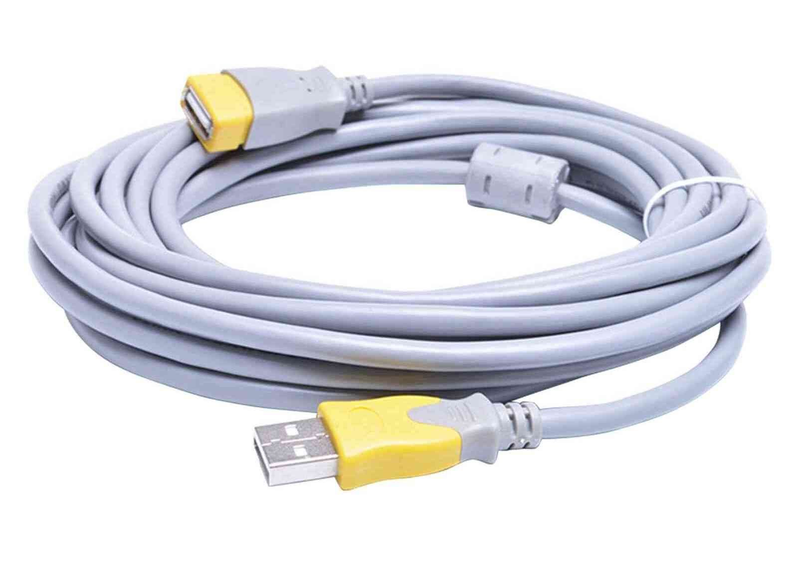 Cable Haze Usb Extension 3mtr | Usb Male-A to Female-A Cord, 3 meters Extender Cable, Grey