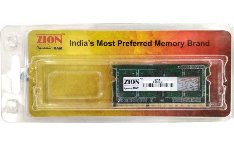 Ram Zion 4gb Ddr3 1600 Laptop