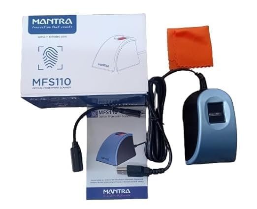 Biometric Mantra MFS 110 L1 Single Fingerprint Scanner | Aadhaar Authentication Device