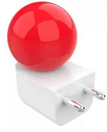 Lamp Polycab Aelius LED Plug In 0.5W Red