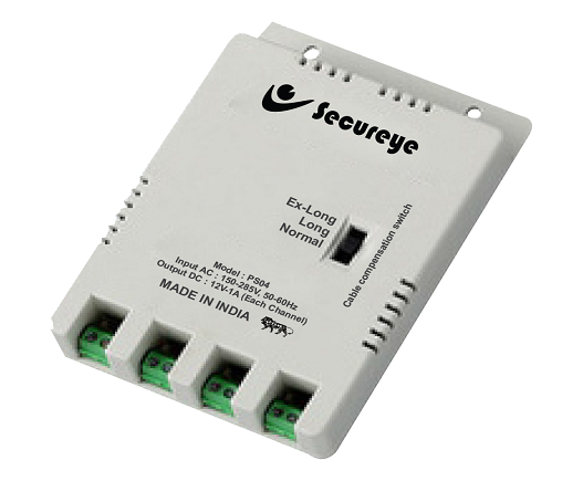 CCTV Camera Power Supply Secureye 5A SC-S-400-IB | 4 channel Smps for CCTV Equipment