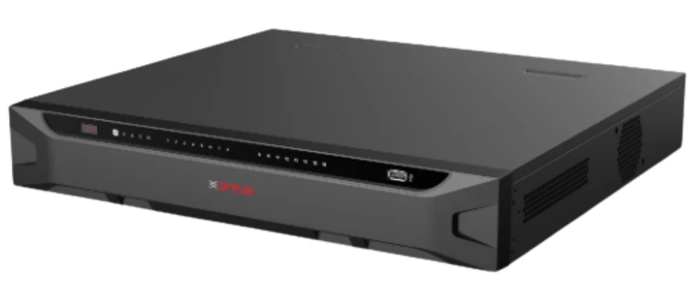 SNVR CP Plus CP-UNR-4K4322-V4 | 32 Channel H.265 4K Network Video Recorder, VGA/HDMI, Support 2 SATA HDDs up to 10TB, 2 USB Ports, Black