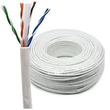 Cable Cp Plus Cat6 24AWG UTP LAN Cable CP-EUT-6TGL23-305 | Solid Bare Electrolytic Grade Copper, Insulation Polyethylene (HDPE), 4 Pair Separator Design, 24 AWG cable