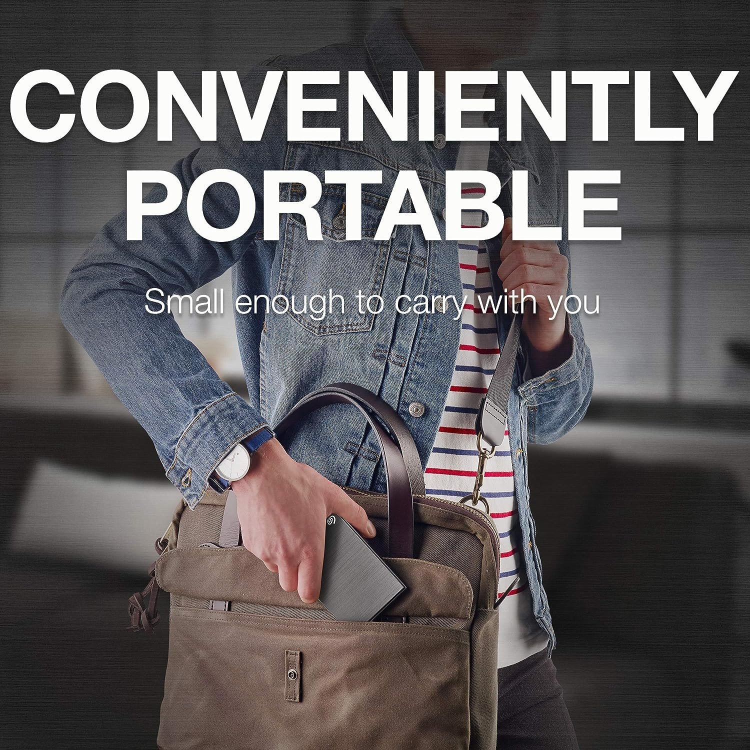 Harddisk Seagate One Touch 2TB STKY2000404 | External HDD With Password Protection, For Windows & Mac, With 3 Yr Data Recovery Services, Space Gray