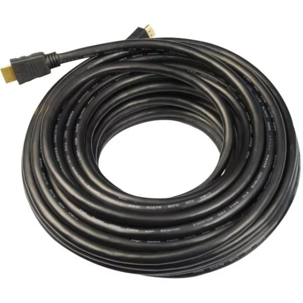 Cable Ranz HDMI TO HDMI 25mtr (N)RANZ  HDMI cables are compatible with resolutions 480p, 720p, 1080i and 1080p Perfect for both high definition video and standard video formats