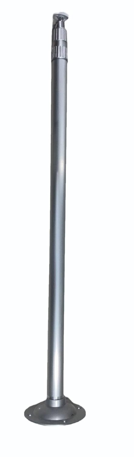 Mountable Aluminum Stand 60-120 cms | Adjustable Tilt Swivel Bracket / Long Drop Ceiling Mount