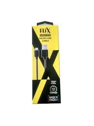 Cable Flix Micro Usb Data Charging 1 Mtr XCD-M101 (Black)