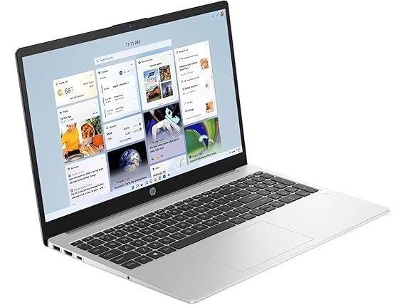 Laptop HP 255 G10 BK2F0PT | AMD Ryzen™ 3 7320U Processor, 16GB RAM, 512GB SSD, DOS, 15.6 Inch ( 39.6cm) Diagonal HD Display, AMD Radeon™ Graphics, 720p HD Camera, Stereo Speakers, With Bag, Silver, 1.52 Kg