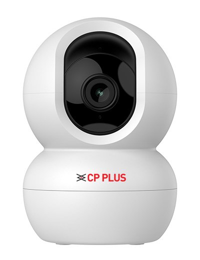 Security Camera CP Plus EzyKam CP-E28Q | 2MP Wi-Fi PT Camera, IR Distance of 15 Mtr, 4mm Lens, Motion & Human Body Detection, Built-in & Speaker, Two-Way Talk, Work with Alexa & Google Home, Support Micro SD Card Upto 256GB, White