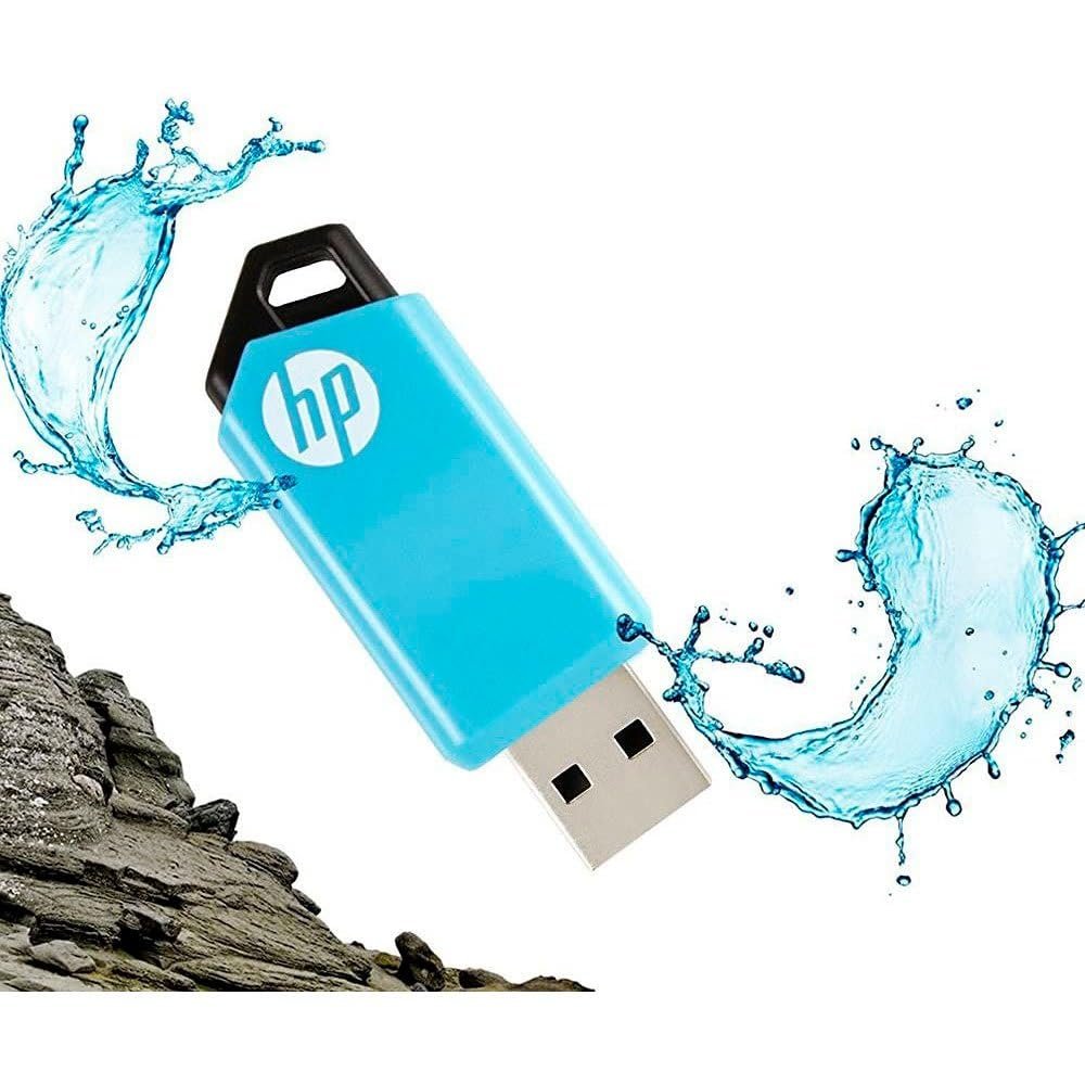Pendrive HP 128GB USB 2.0 v150w MM-USBB128GB-150W  Flash Drive | Compatible With Netbook, Desktop Computer, Laptop, Blue