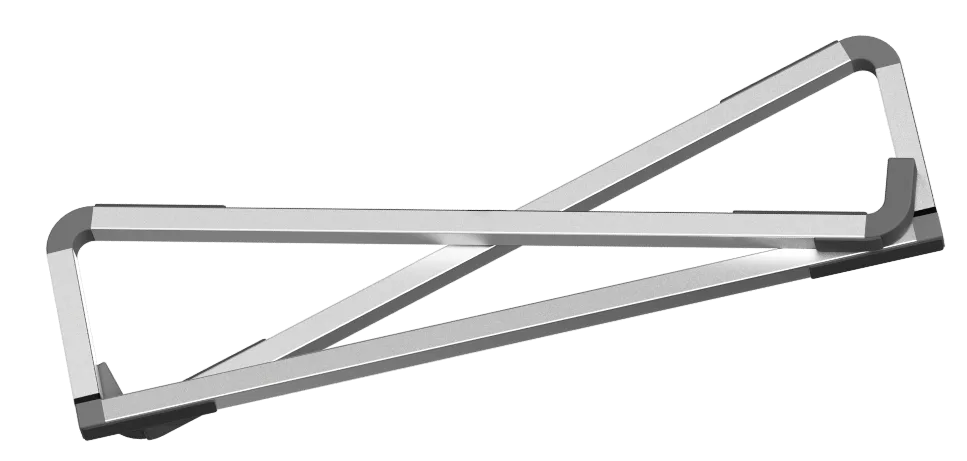 Laptop Stand Dier Xylo's | Ergonomic Aluminum Folding Stand For Notebooks, Silver