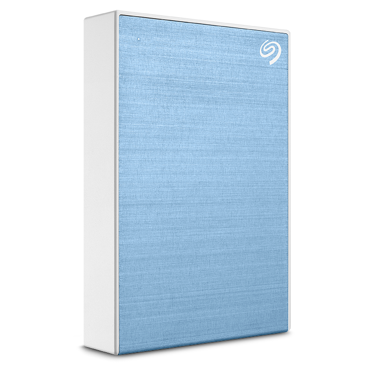 Harddisk Seagate One Touch 5TB STKZ5000402 | External HDD With Password Protection, For Windows & Mac, With 3 Yr Data Recovery Services, Light Blue