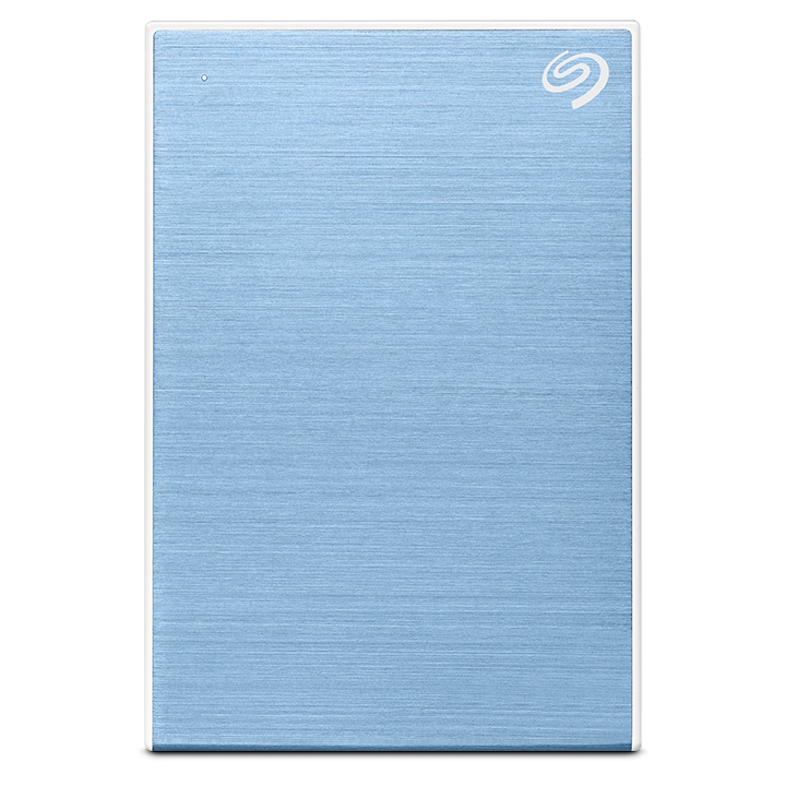 Harddisk Seagate One Touch 5TB STKZ5000402 | External HDD With Password Protection, For Windows & Mac, With 3 Yr Data Recovery Services, Light Blue