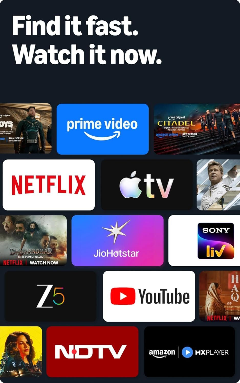 Amazon Fire TV Stick HD with Alexa Voice Remote | Full HD 1080p Streaming | 8GB Storage | Wi-Fi 5 | TV Power & Volume Controls | Black