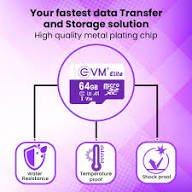 Card MicroSD EVM 64GB U3 Elite XC Class10 EETF/64GU3 | Support SD SPI Mode, Card Capacity of Non Secure & Secure Area, Fast Data Transfer, Compliant with the Highest Security of CPRM Standard
