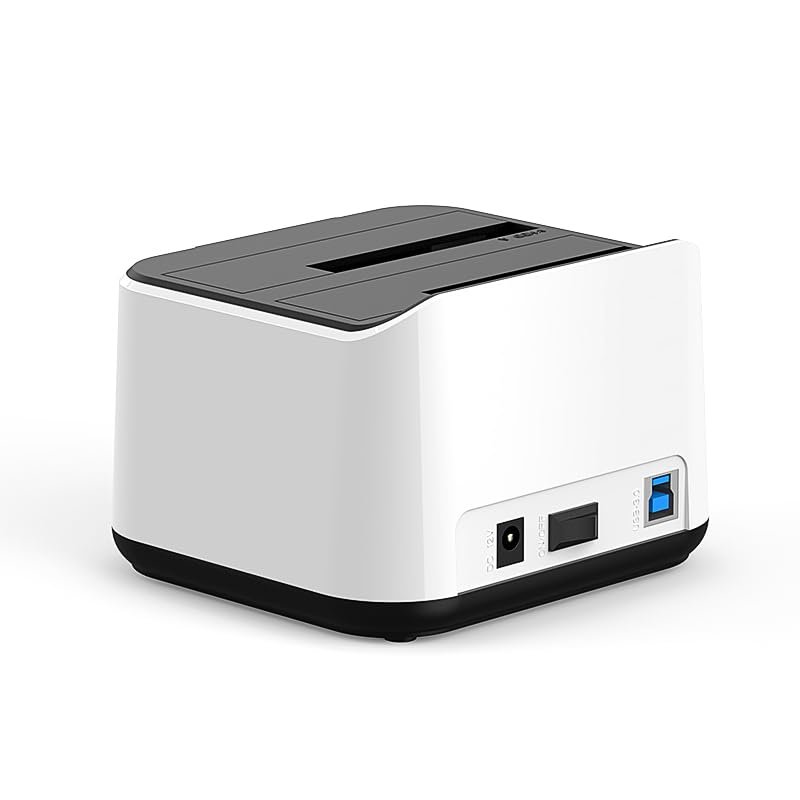 Hub Hammok Zen 2.5″ & 3.5″ HDD / SSD Docking Station | 5Gbps, USB3.0 High Speed Mobile Harddisk Box, Upto 8TB capacity, White