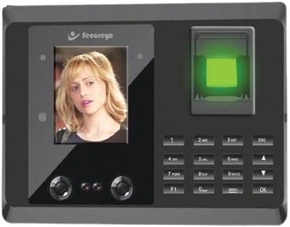 Fingerprint Reader IP Secureye SC-S-FB6K With Face Recognition For Door Locks | Time & Attendance, Payment Device, Access Control, 7.11CM (2.8) Color LCD Display, Black