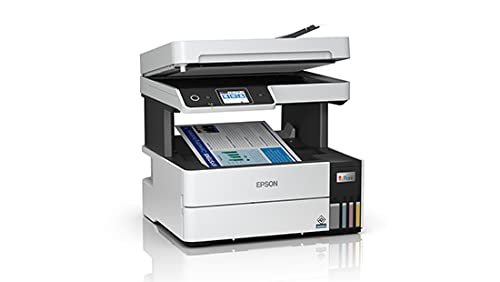 Priinter Epson EcoTank L6460 A4 Ink Tank | All-in-One (Print, Scan, Copy) with Ethernet / Network / LAN, ADF, Scanner Type, Flatbed; Printer Output, White