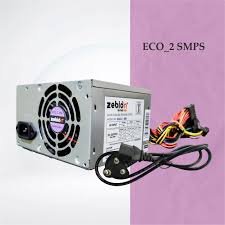 Smps Power Supply Zebion ECO-2 | 450 W Switching ATX (DSATA) 20 & 4 Pin SMPS for Desktop PC (Silver)