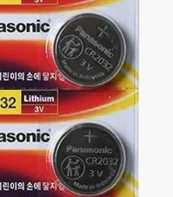 Battery Panasonic 3V Lithium CR2032 | Coin Button Cell Battery