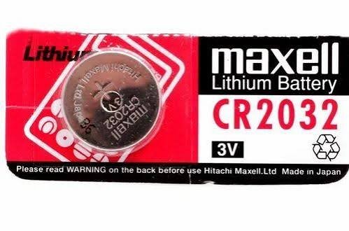 Battery Maxell 3V Lithium CR2032 | Coin Button Cell Battery