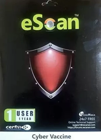 Software eScan Internet Security Suite - v22, 1user, 1year, 1Key (Scratch Card) | mail delivery in 1 hour on your request during working hours 9am to 5pm (Monday to Saturday)