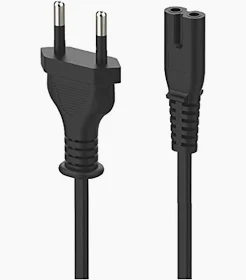 Power Cord Haze 2pin Universal 1.5mtr Power Cable Wire for Printer, Play Station, Tape Recorder, Camera