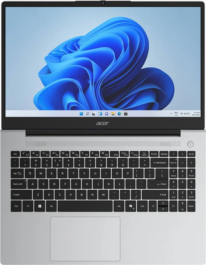Laptop Acer Aspire One 15 AO15-41M-G2 (UN.37DSI.003) | AMD Ryzen 3-7320U Processor, 8GB LPDDR5 RAM, 256GB NVMe SSD, Windows 11 Home, 15.6" Full HD IPS Anti-Glare Display, AMD Radeon Graphics, Thin & Light, No Bag, 1.8 kg, Silver